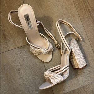 Steve Madden Women's Cream Heeled Sandals